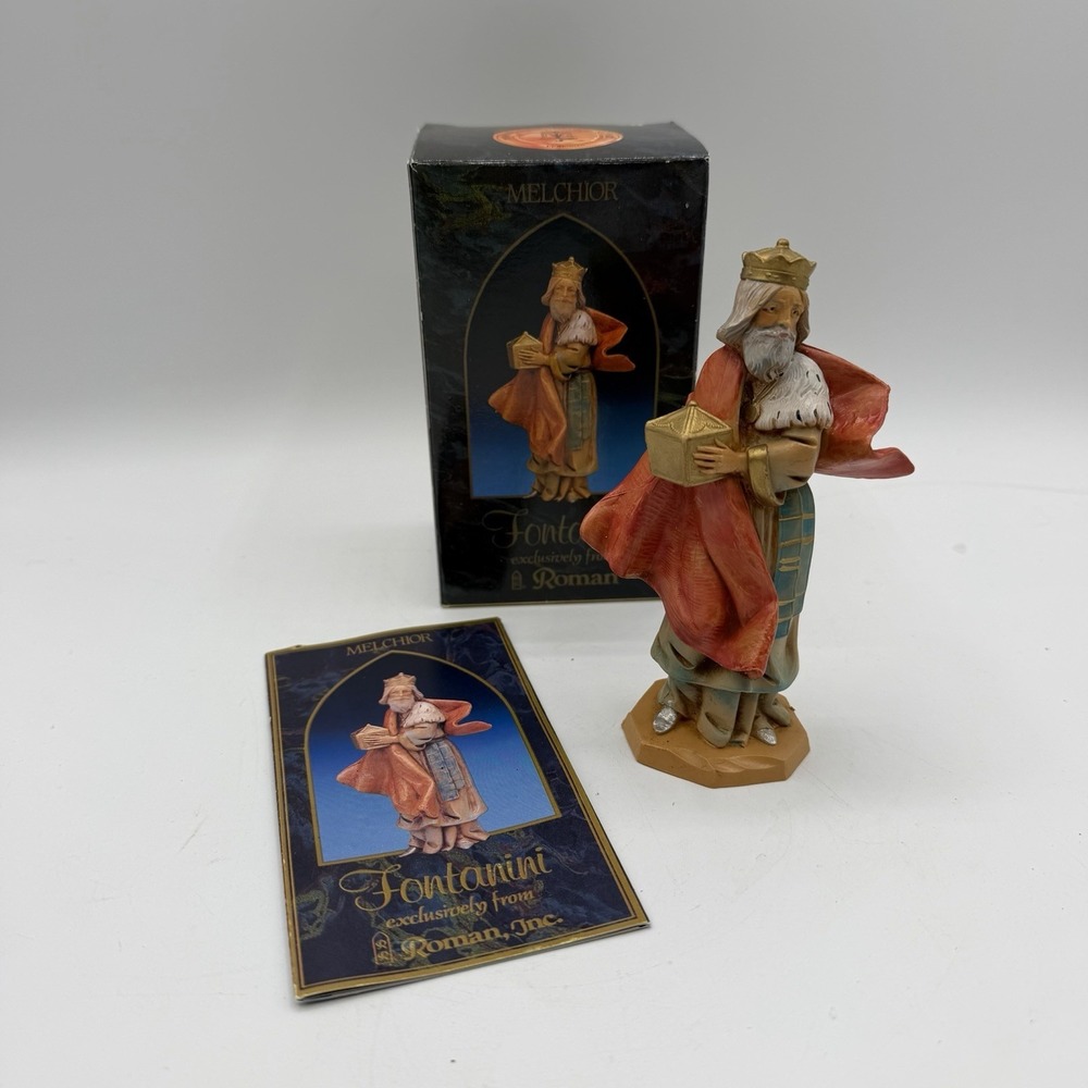 Vintage Fontanini King Melchior Figurine Heirloom Nativity 5" Collection 1992